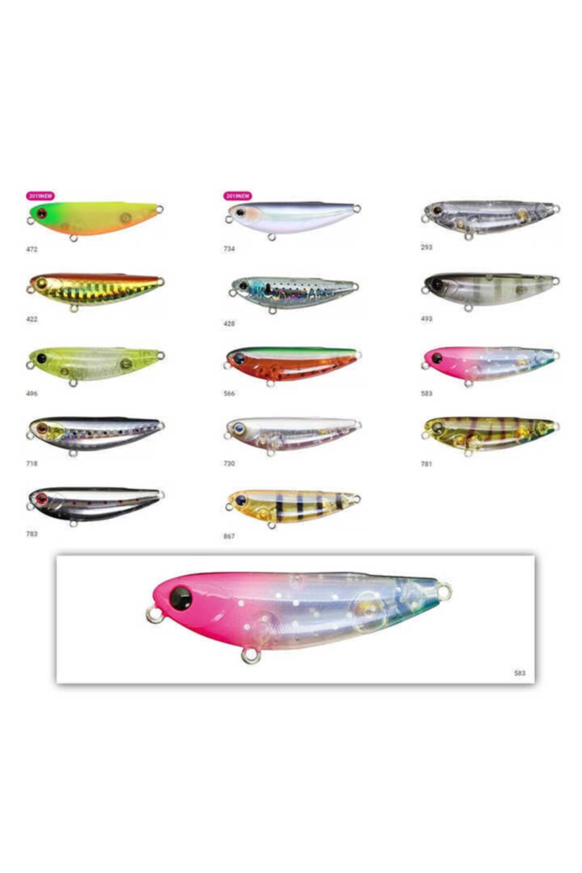 ZİPBAİTS Fakıe Dog 50mm Cb Maket Balık Renk:783