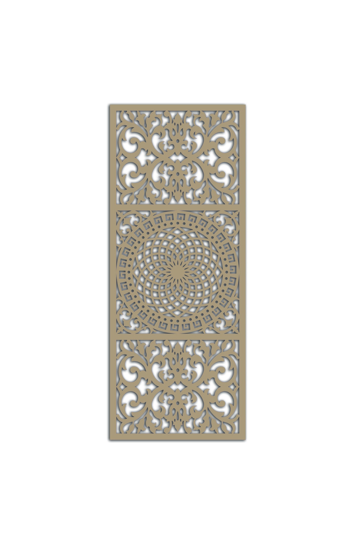 Liar Dekor Liar Ahşap Seperatör (Paravan) - KSP-204 - (18 mm) - (100 cm x 210 cm) - (Ham)