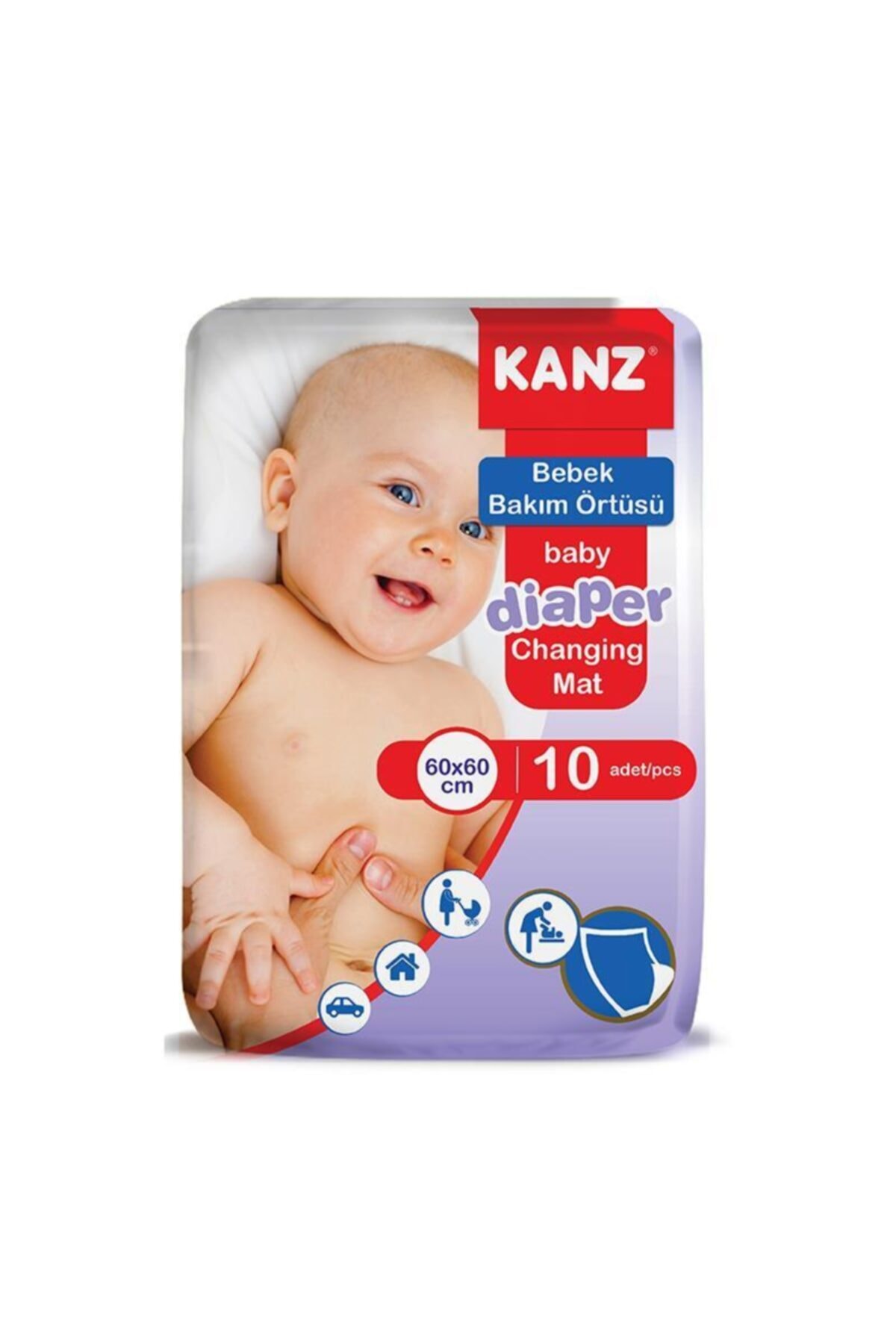 Kanz Bebek Bakım Örtüsü 60*60