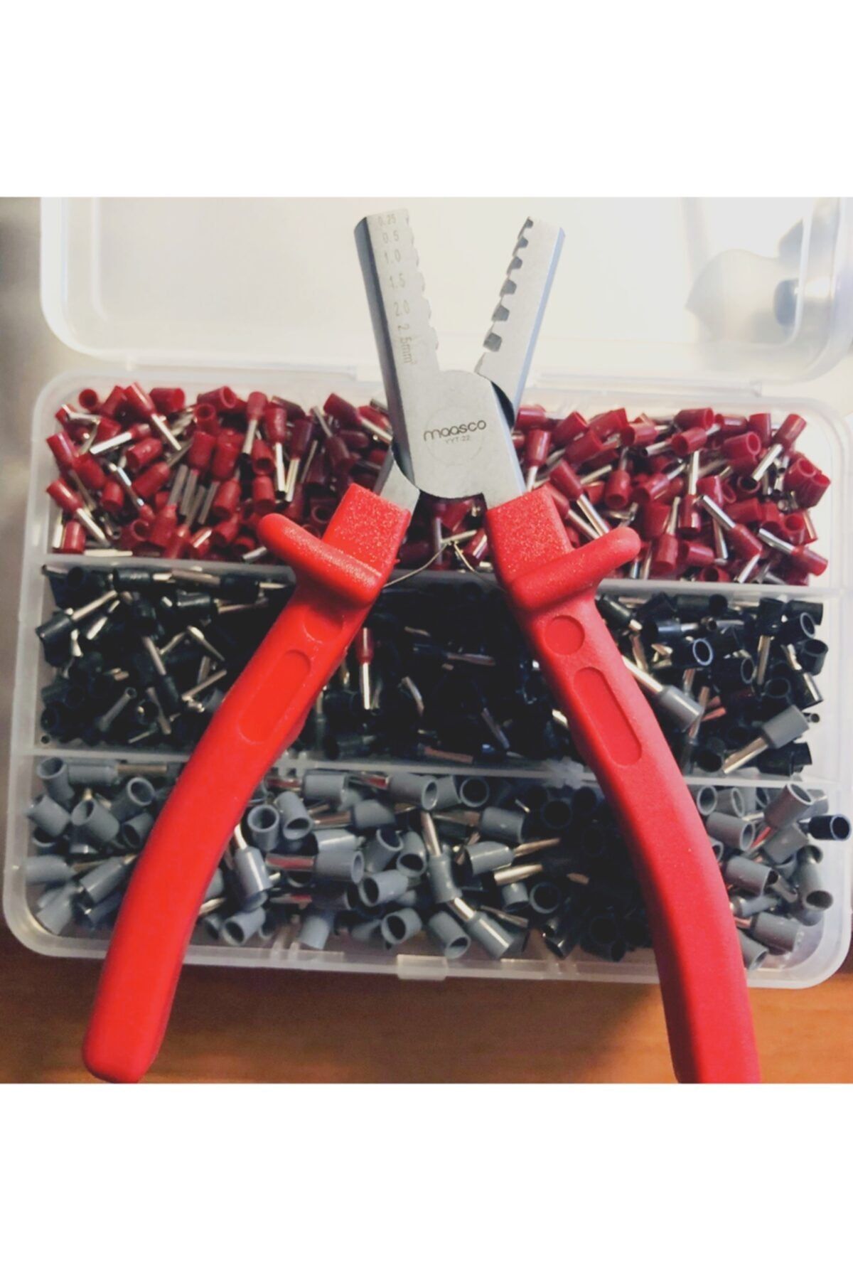 Mas 1350 Adet Maasco Kablo Yüksük 1,0-1,5-2,5 Mm Setli + Yyt-22 Pense