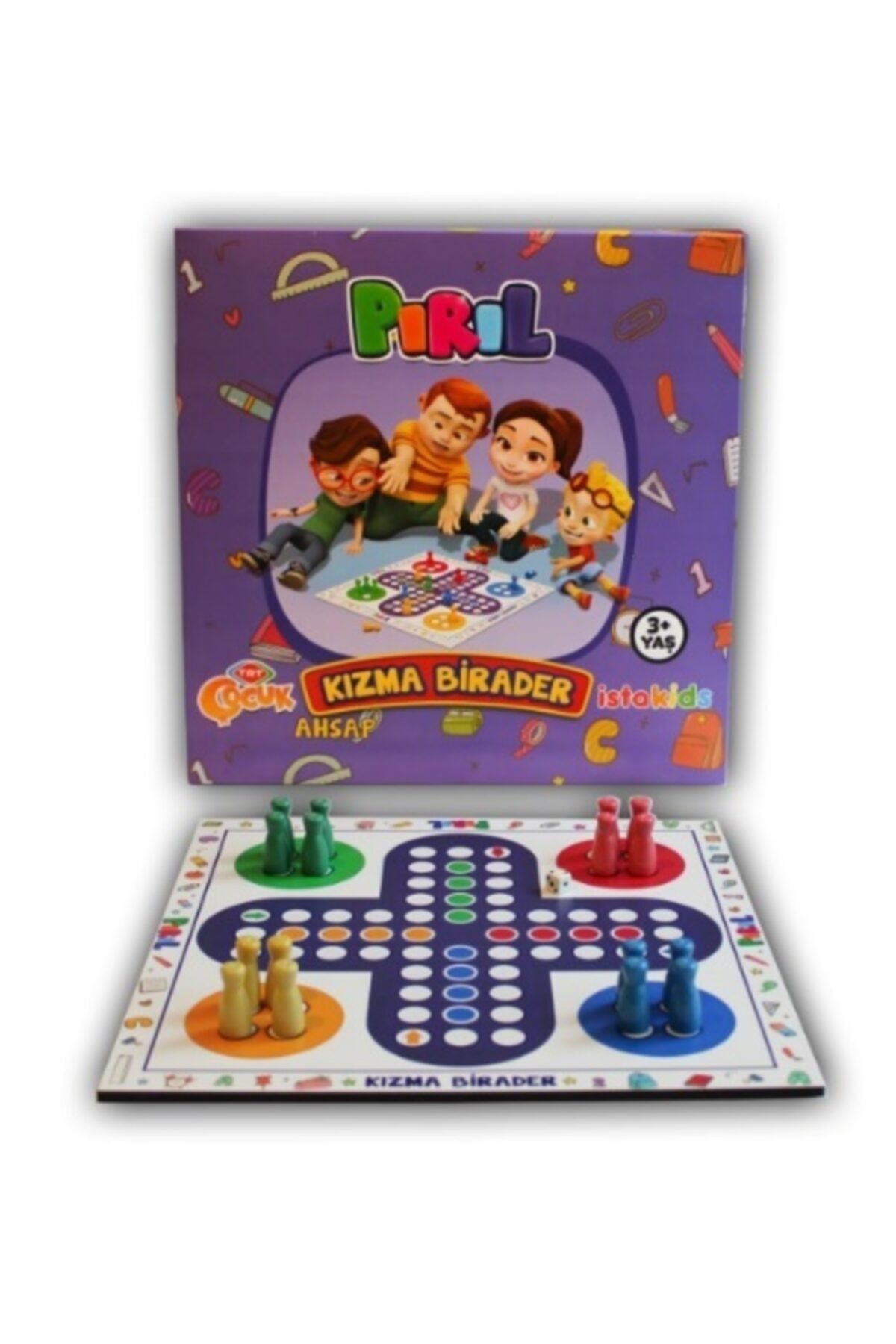 istakids Trt Çocuk Pırıl Lisanslı Ahşap Kızma Birader