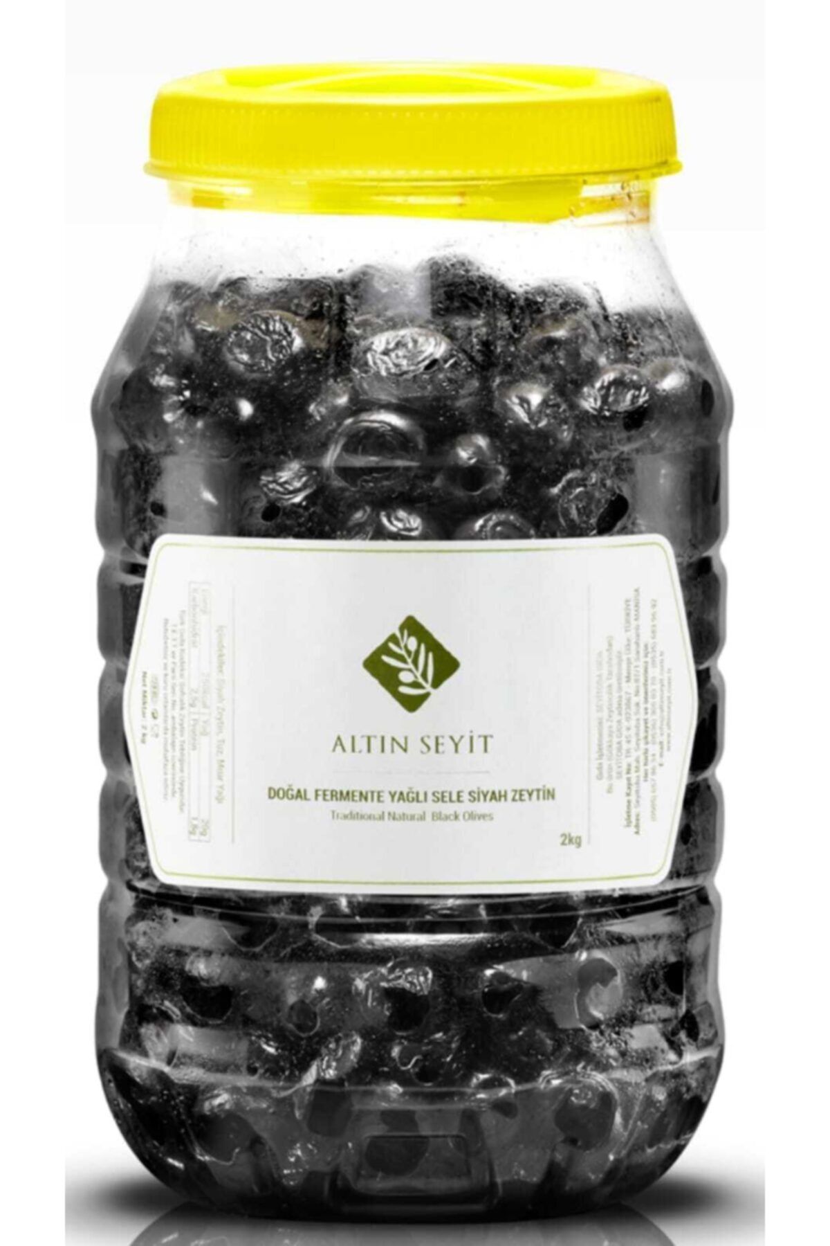 Altın Seyit Doğal Fermente Siyah Zeytin 231-260 1 kg