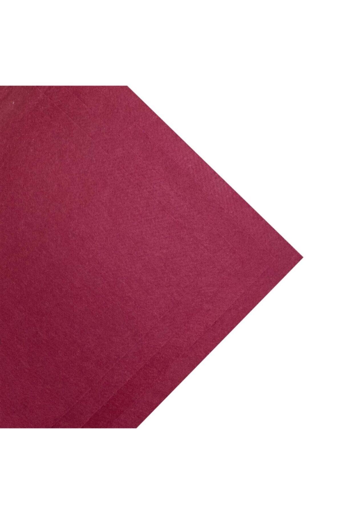 toptankece Bordo Keçe 2mm 25x25 cm