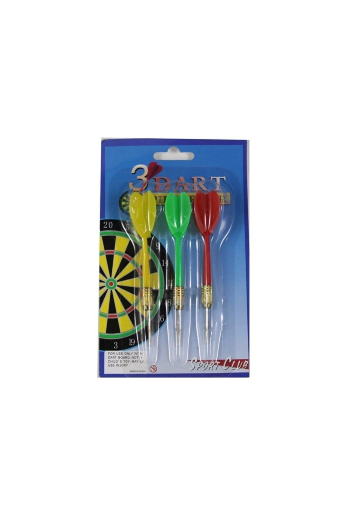 Qapak Dart İğnesi Ok 3 Lü