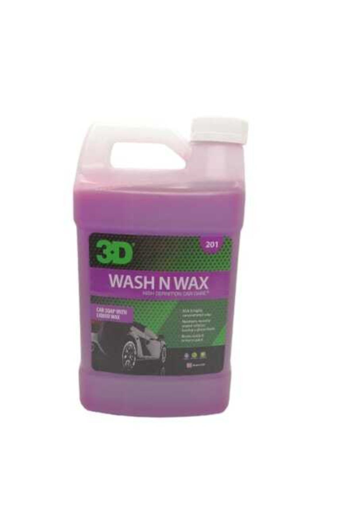 3D Wash N Wax- Cilalı Oto Şampuanı 1.89lt