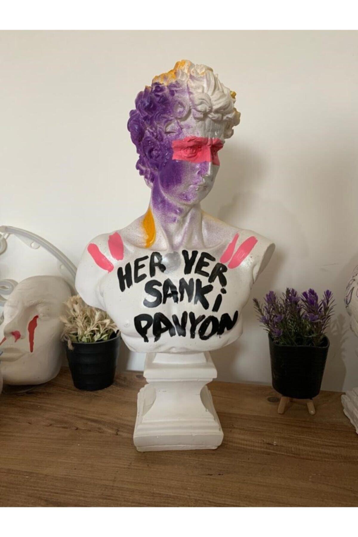 cly art Heryer Sanki Pavyon Yazılı Davud Büst