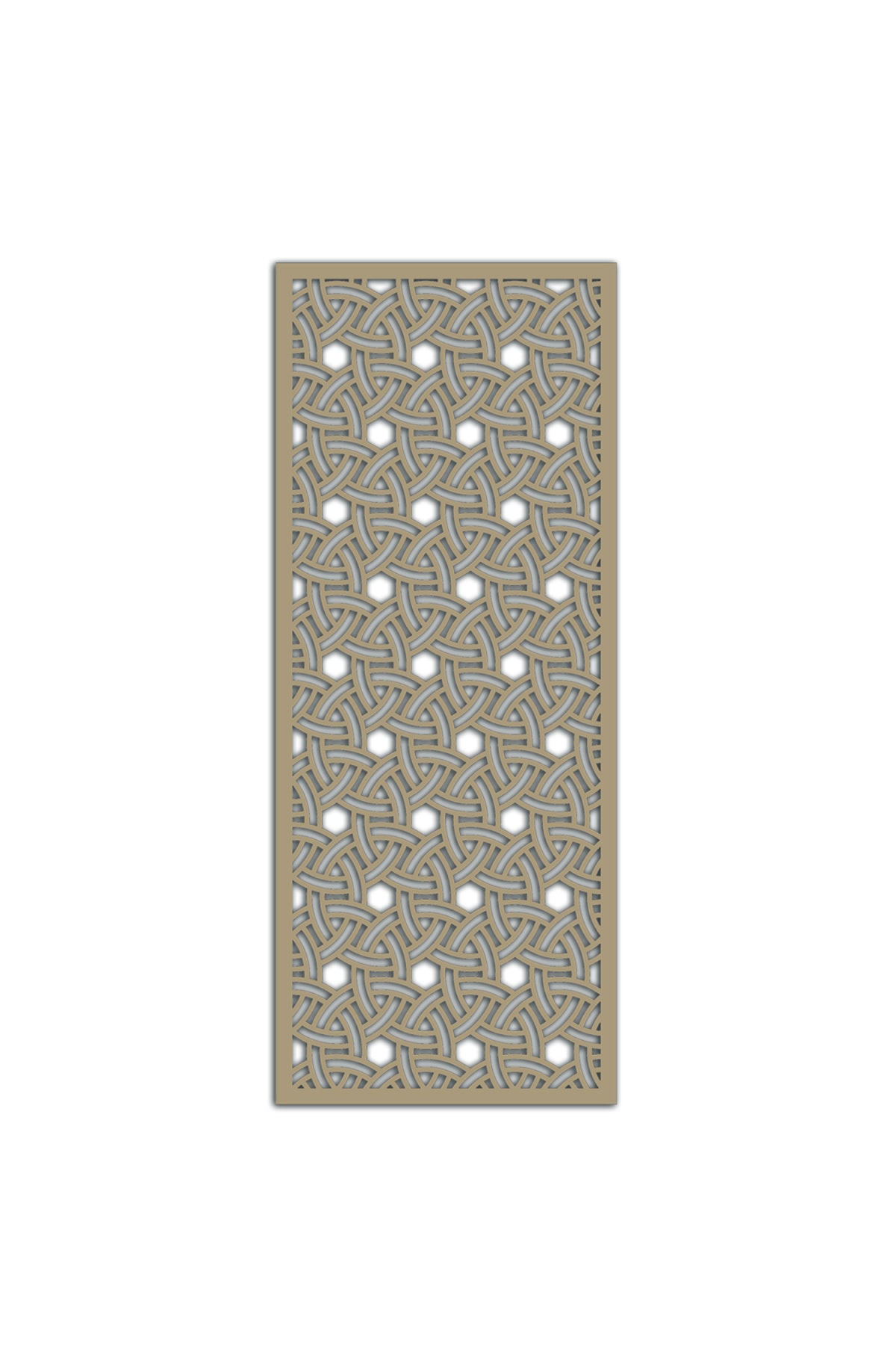 Liar Dekor Liar Ahşap Seperatör (paravan) - Ksp-89 - (10 Mm) - (60 Cm X 160 Cm) - (ham)