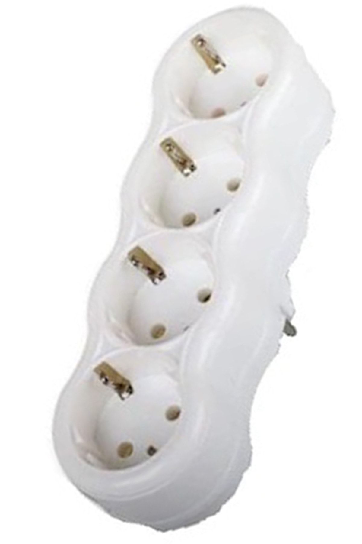 Mobee Fetih 104-04 4 Lü Topraklı Golyat Grup Fiş-priz (lale Model) 1410