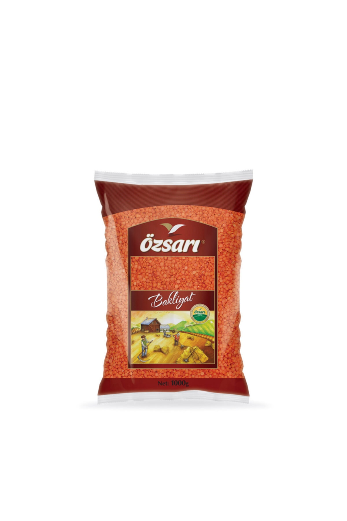 ÖZSARI Kırmızı Mercimek Yaprak 1 Kg