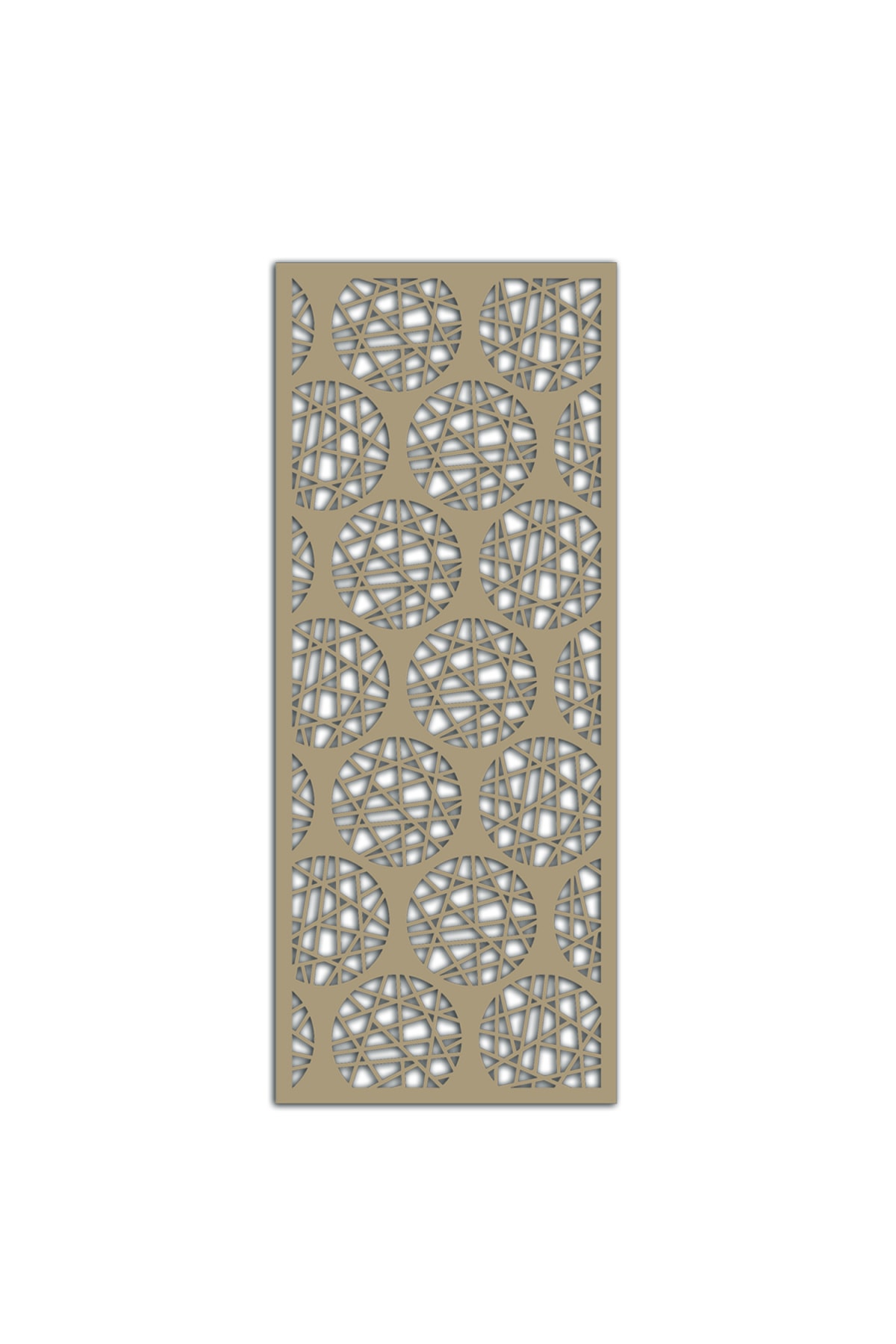 Liar Dekor Liar Ahşap Seperatör (Paravan) - KSP-104 - (10 mm) - (69 cm x 139 cm) - (Ham)