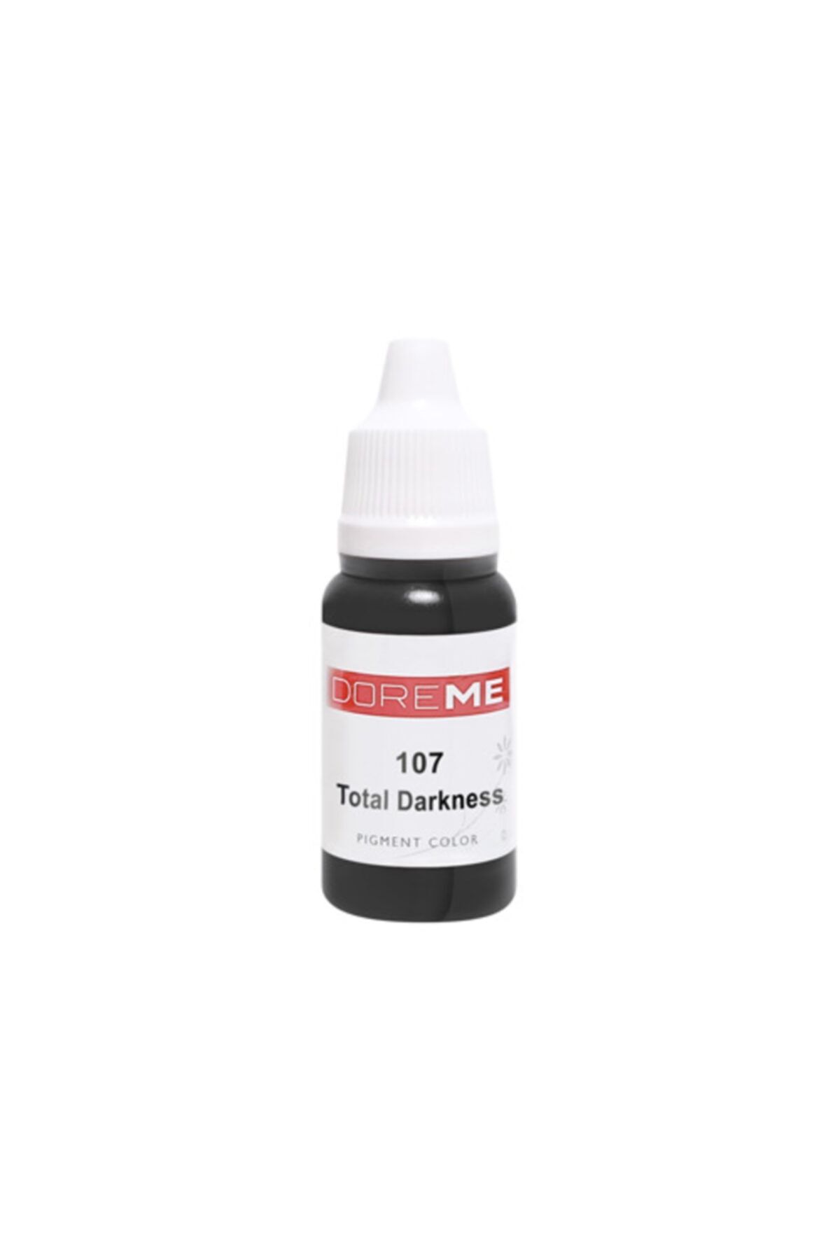 Doreme 107 Total Darkness - Kalıcı Göz Kalemi Boyası 15ml