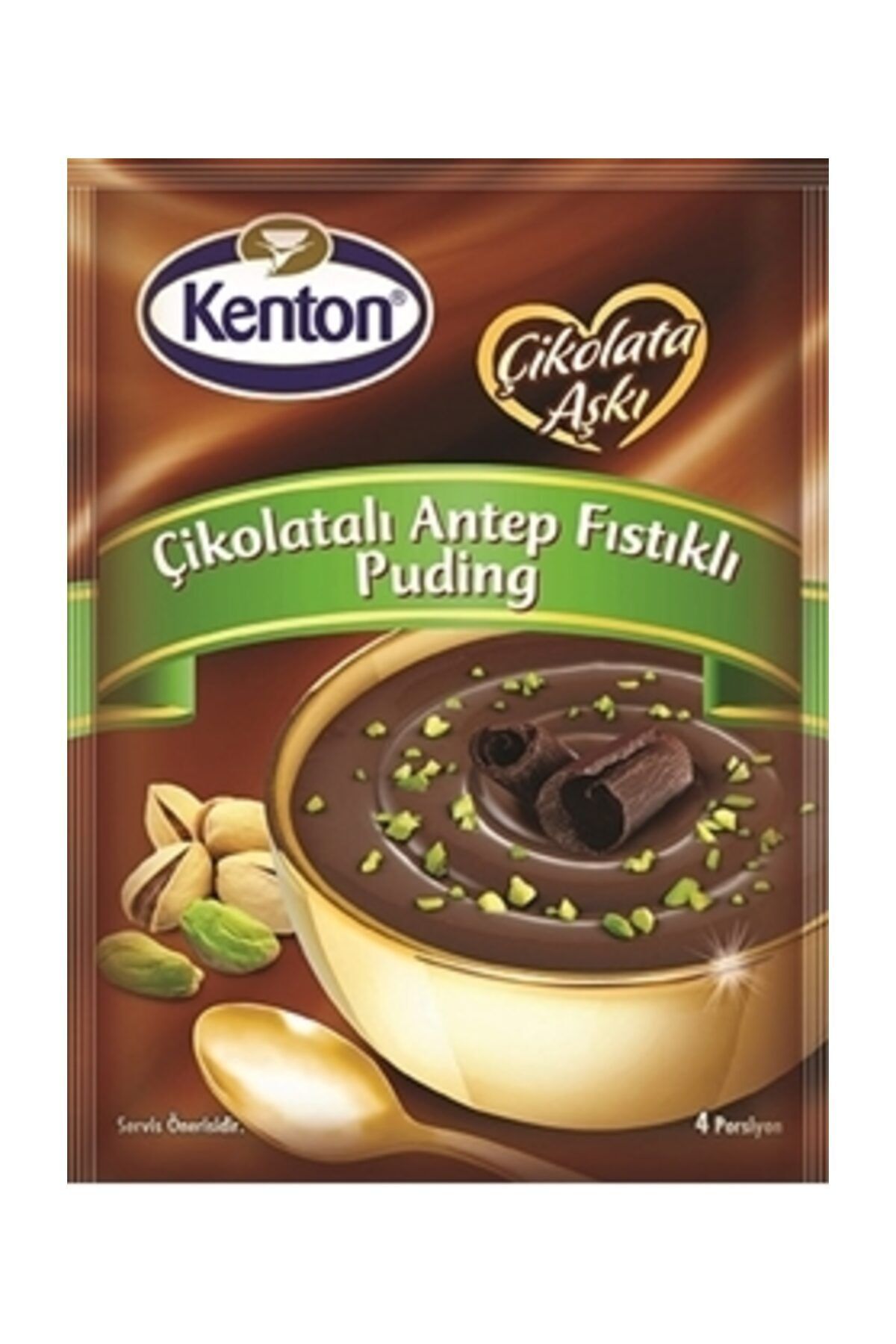 Kenton Puding Çikolata Aşkı Çikolatalı Antep Fıstıklı 100 gr