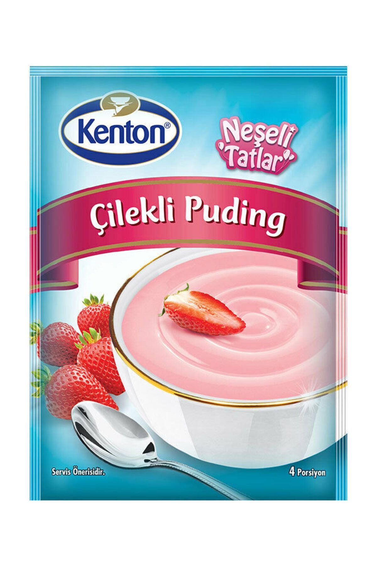 Kenton Puding Neşeli Tatlar Çilekli 100 gr