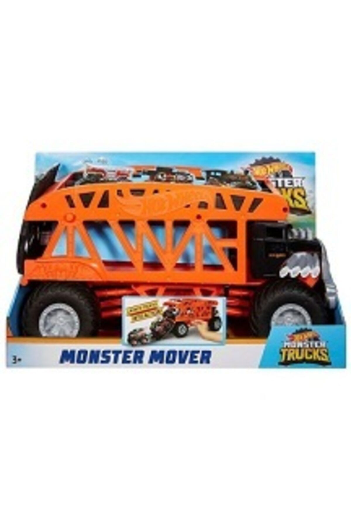 Koza  Oyuncak Market Hot Wheels Monster Trucks Taşıyıcı Kamyon Turuncu Gkd37 (010000004757)