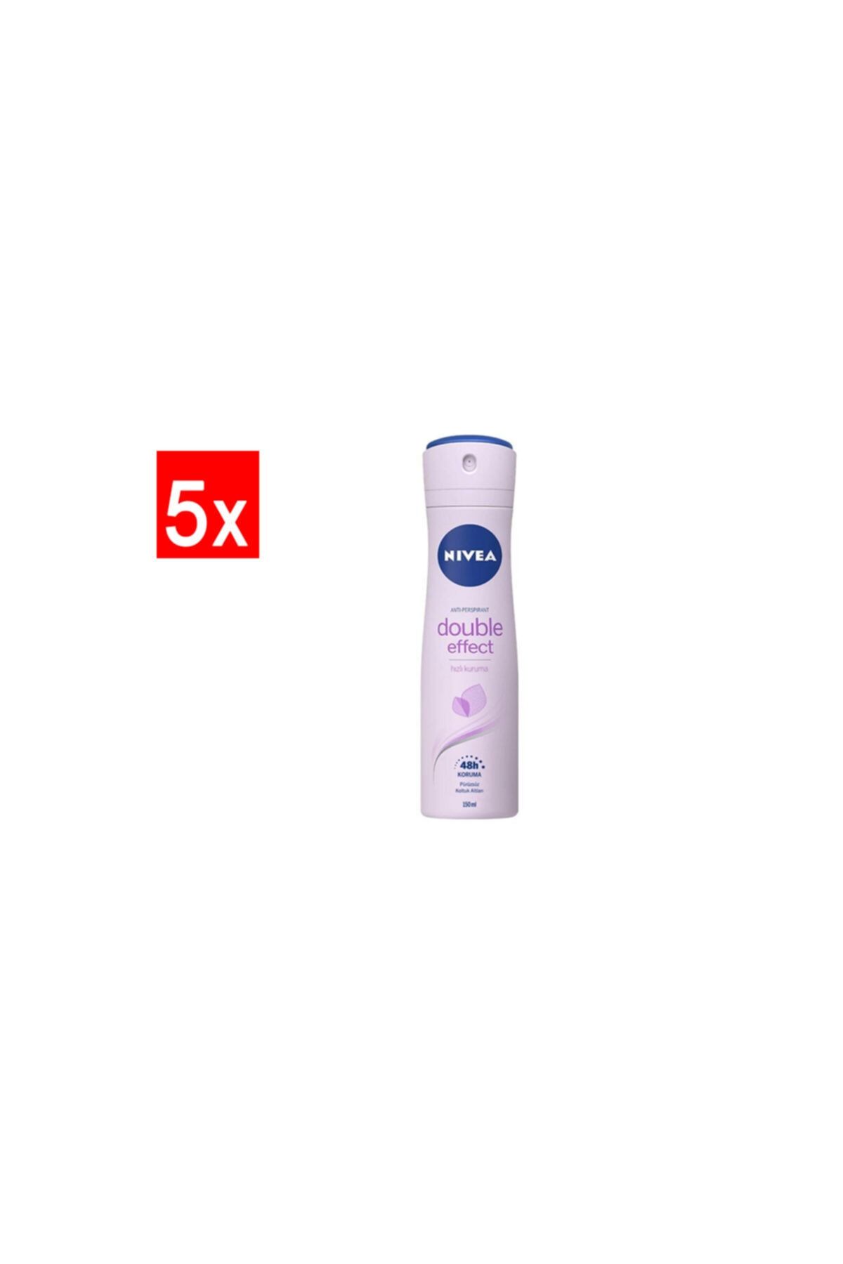 Nivea Double Effect Kadın Deodorant 150ml X5