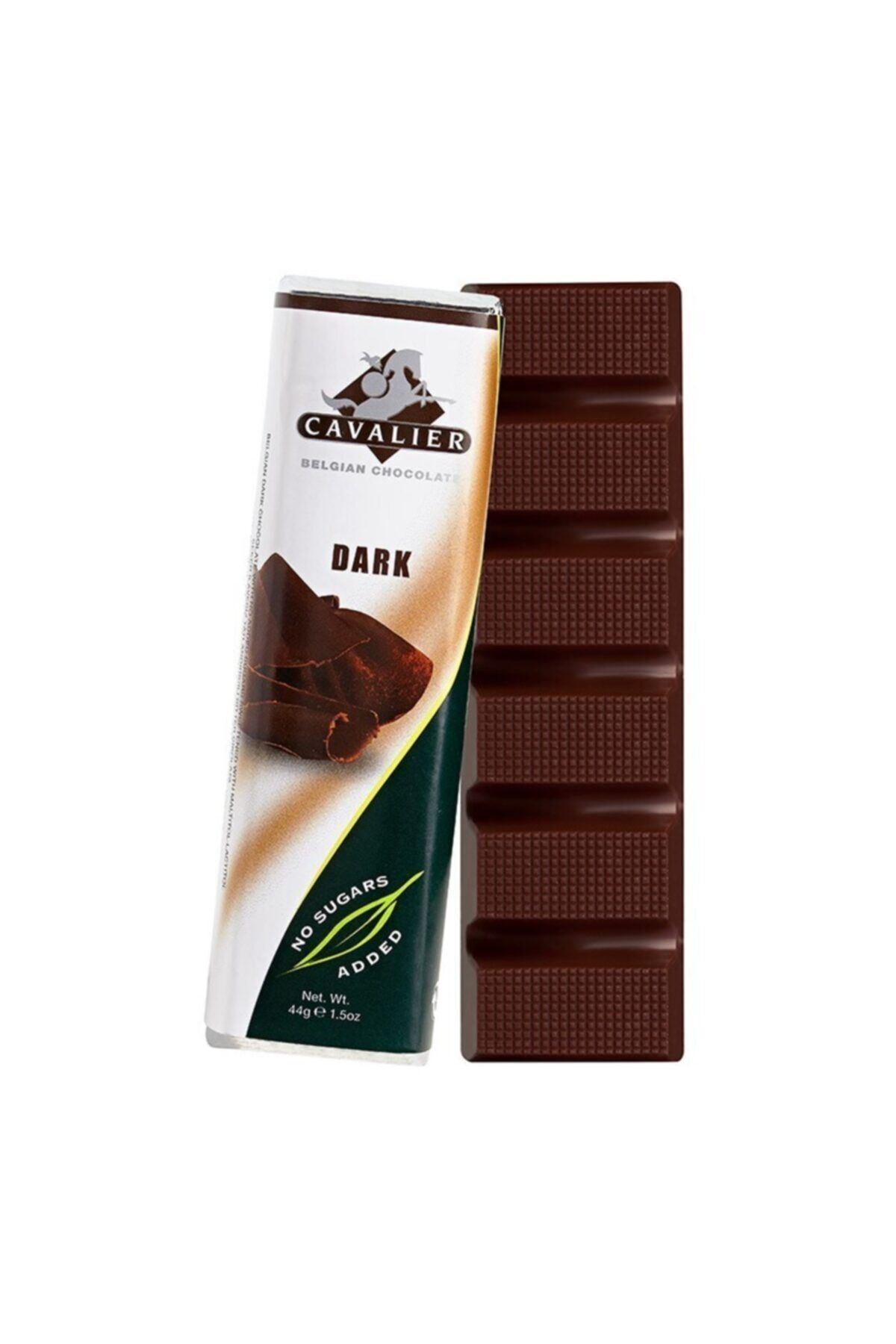 Cavalier Bitter Diyabetik Çikolata Diyet Şekersiz Belçika Çikolatası 44 gr