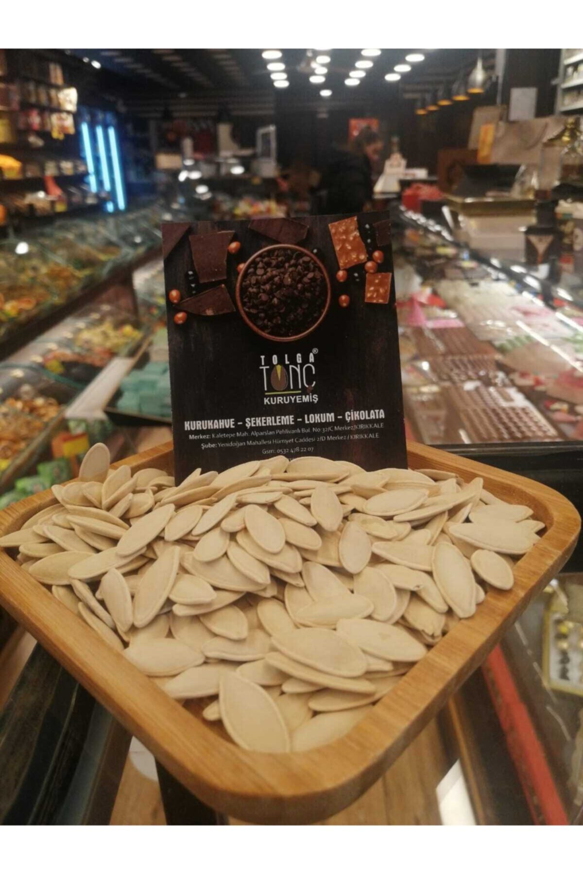 Tolga Tunç Kuruyemiş Çiğ Kabak Çekirdeği Jumbo Boy 100 gr