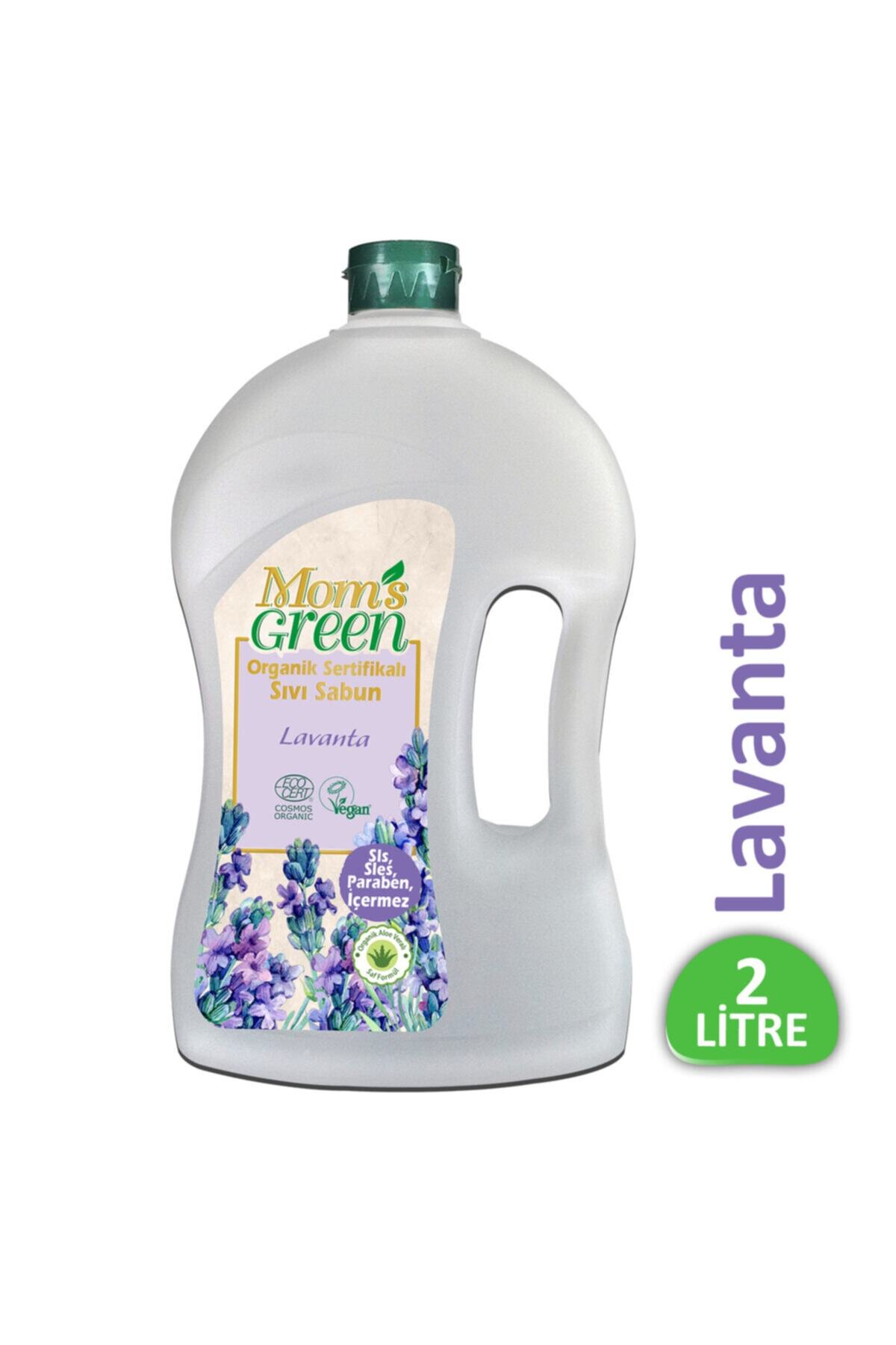 Mom's Green Organik Sertifikalı Sıvı Sabun - Lavanta 2 Lt Ecocert Cosmos Sertifikalı