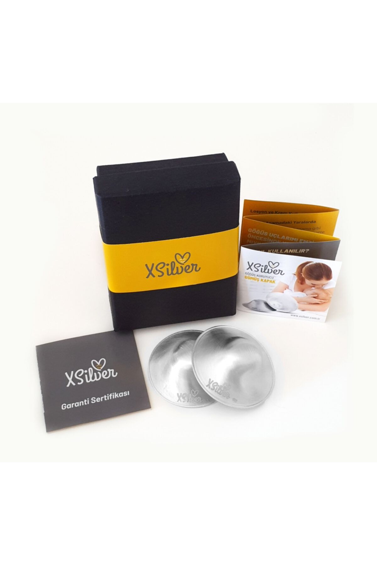 XSilver Xl Koruyucu Gümüş Göğüs Ucu Kapakları 2'li