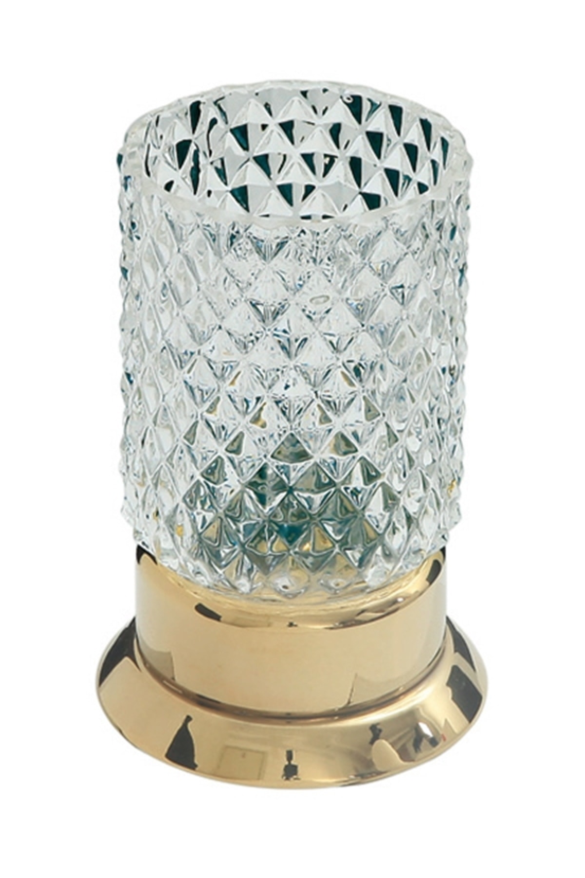 Comfort Utopıc Gold Set Üstü Pirinç-baklava Cam Diş Fırçalık 8550