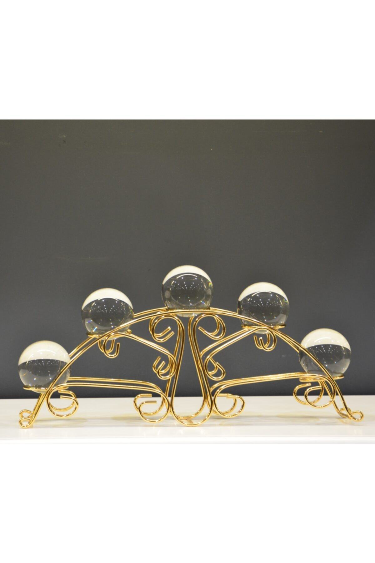 Lucky Art Ba-hem Gold Standlı Küreler