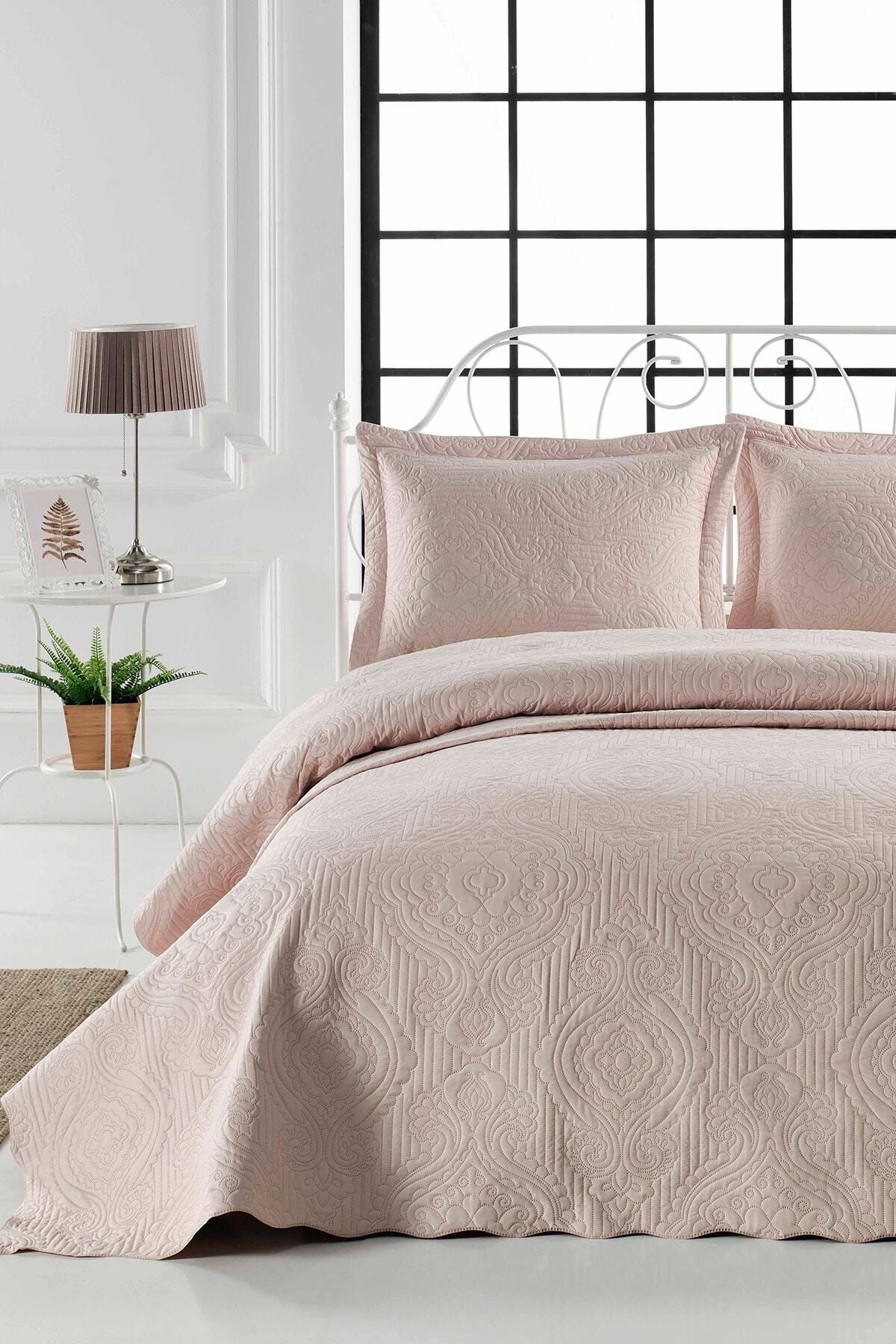 ortum otantik kahve cift kisilik microfiber kapitone yatak ortusu fiyati yorumlari trendyol