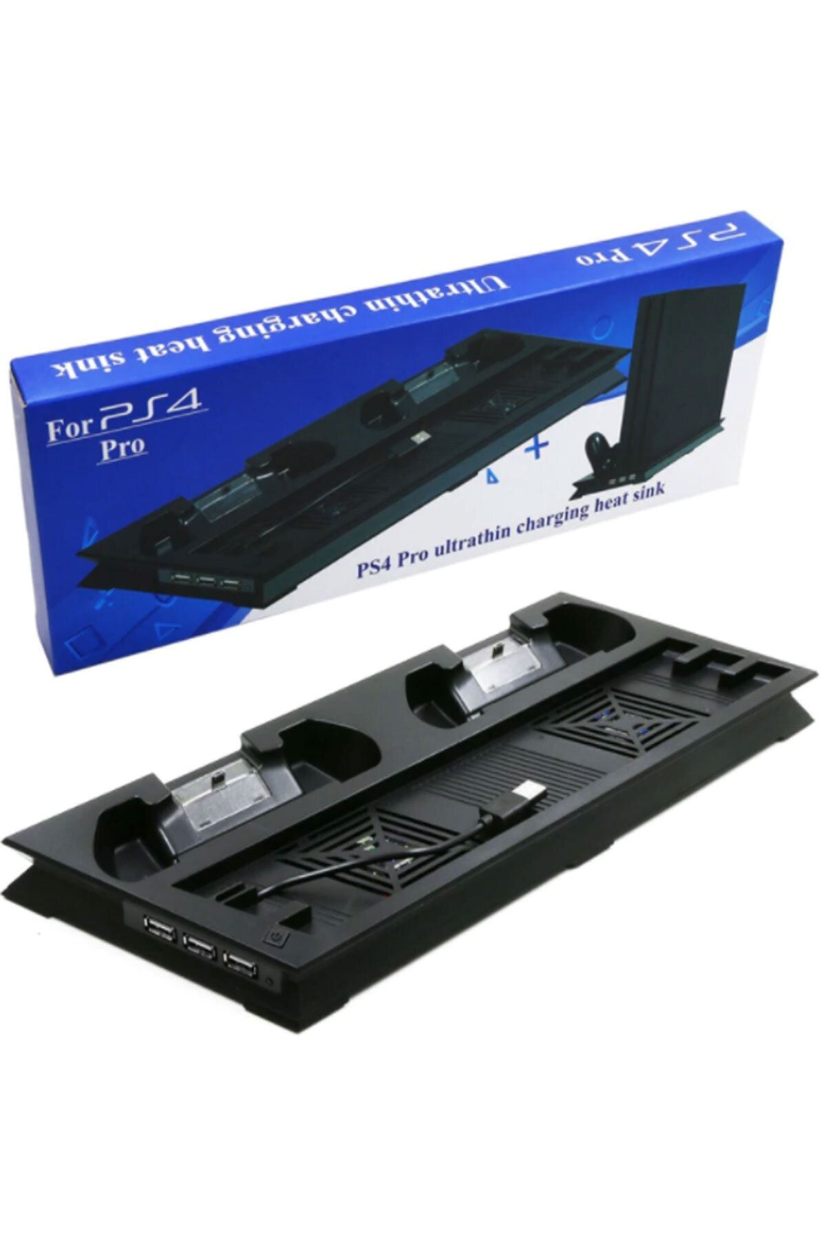 tahticmer ps4 pro isi emici sogutma fani cift denetleyici dikey sarj standi playstation 4 pro fiyati yorumlari trendyol
