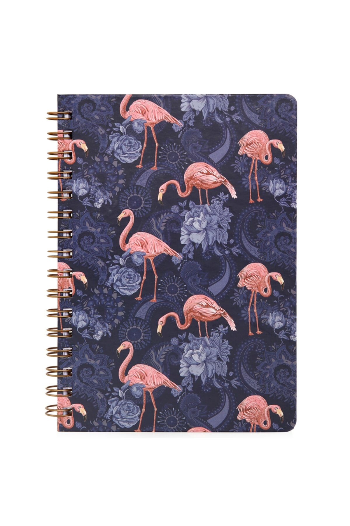 Fulique Flamingo Sert Kapaklı Spiralli Defter