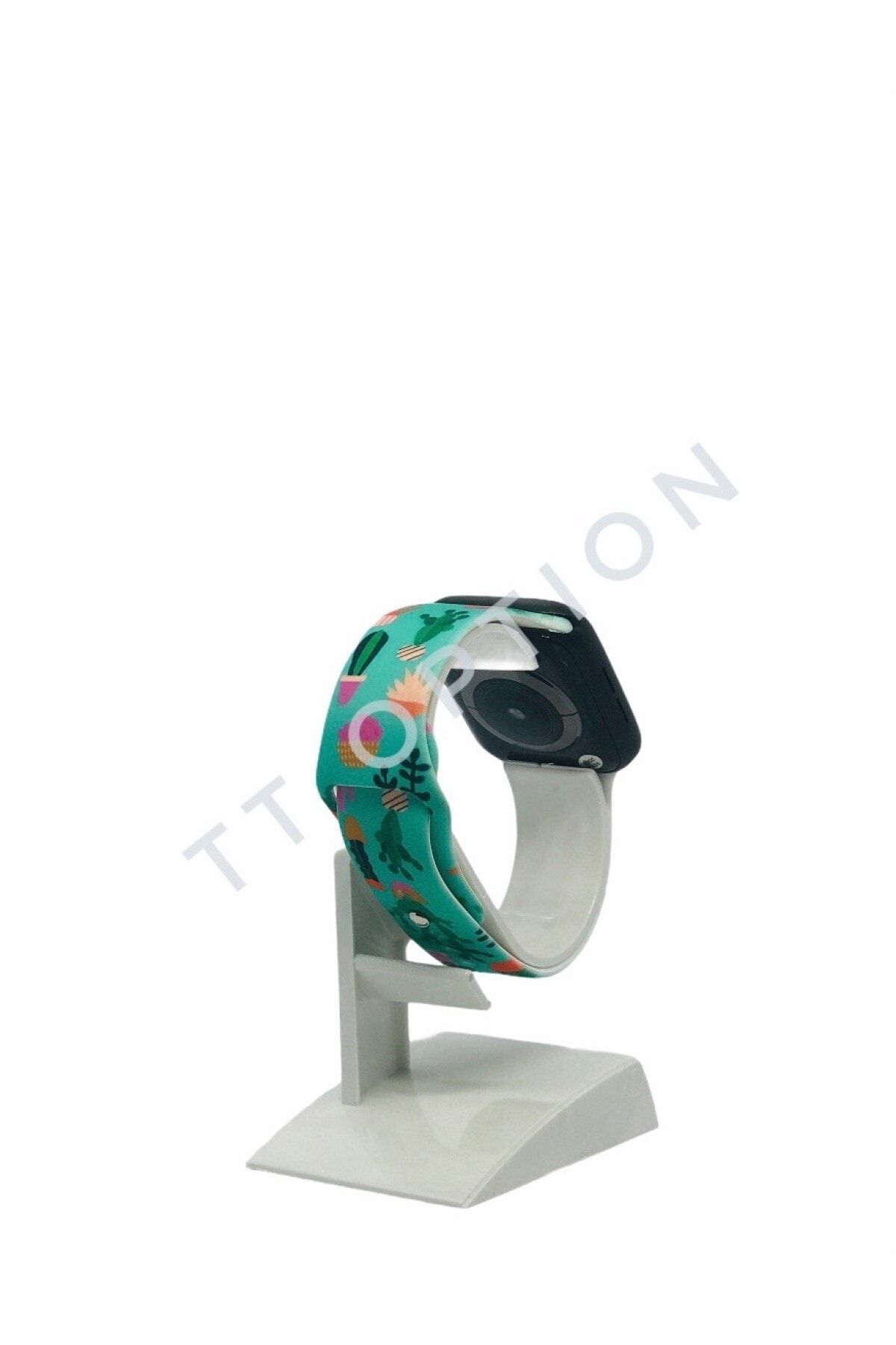 TT Option Apple Watch Compatible 42 44mm Cactus Printed Band