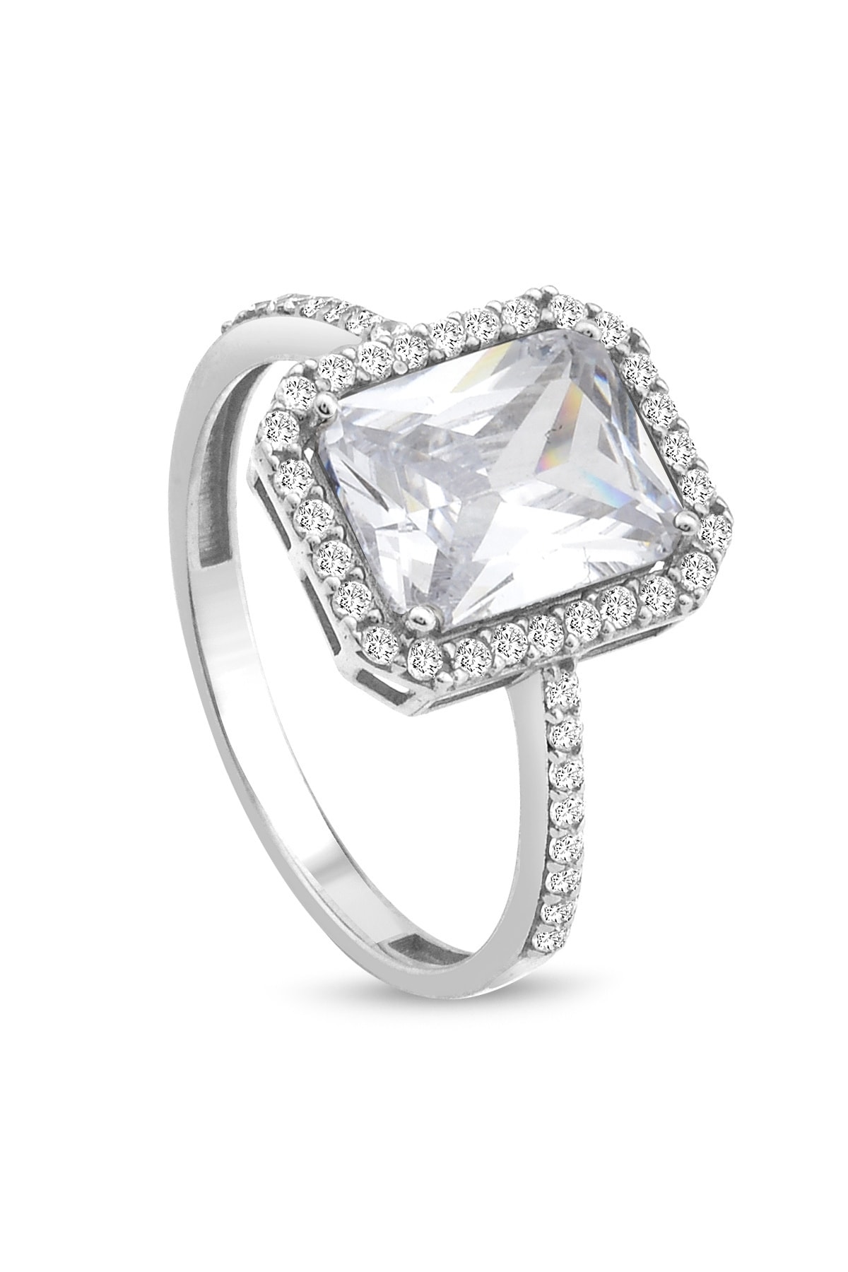 Tual Diamond 14 Ayar Altın Baget Yüzük