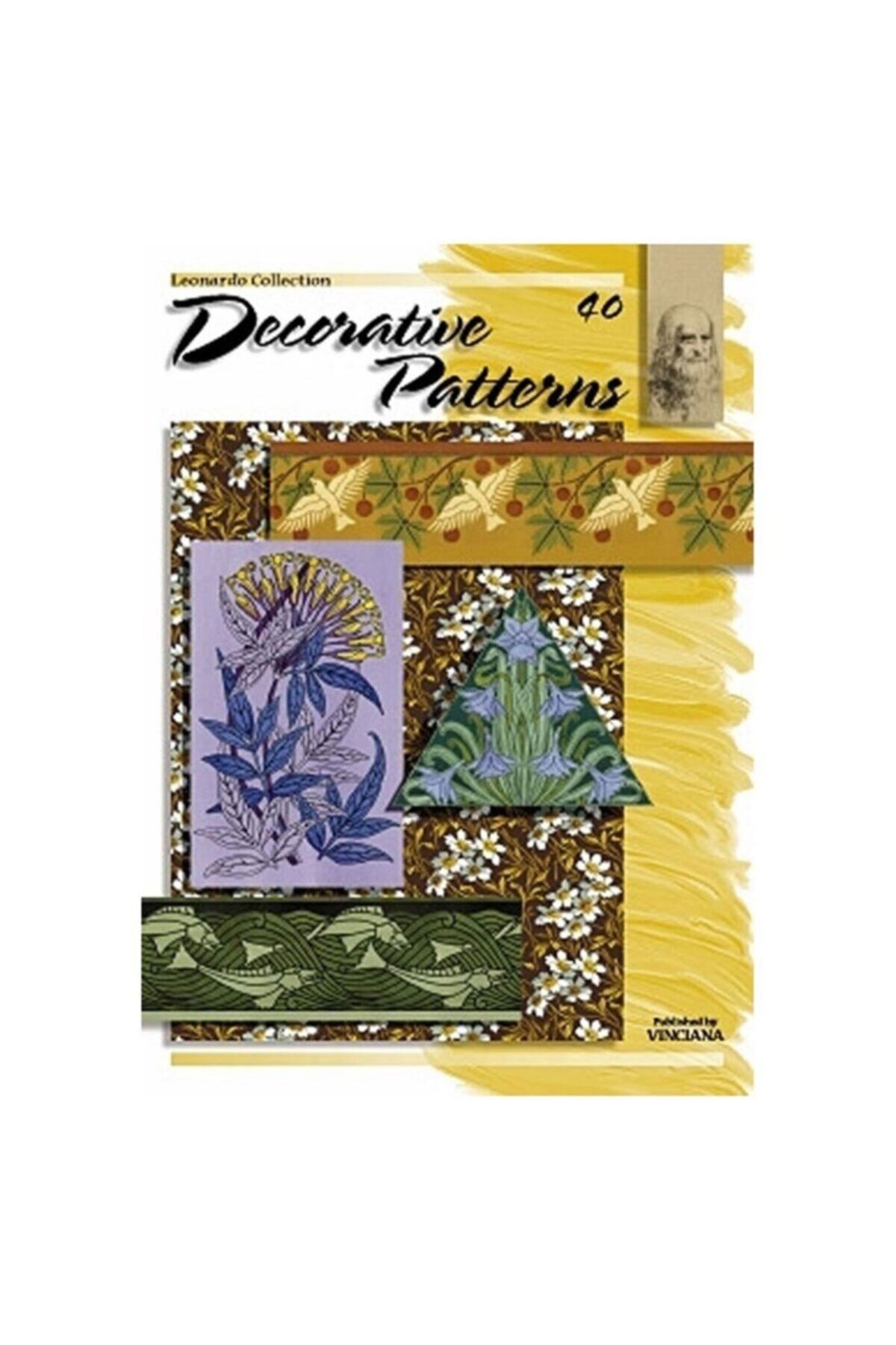 Da Vinci Leonardo Collection Desen Kitabı Dekorative Patterns N: 40 Dekoratif Desenler N: 40