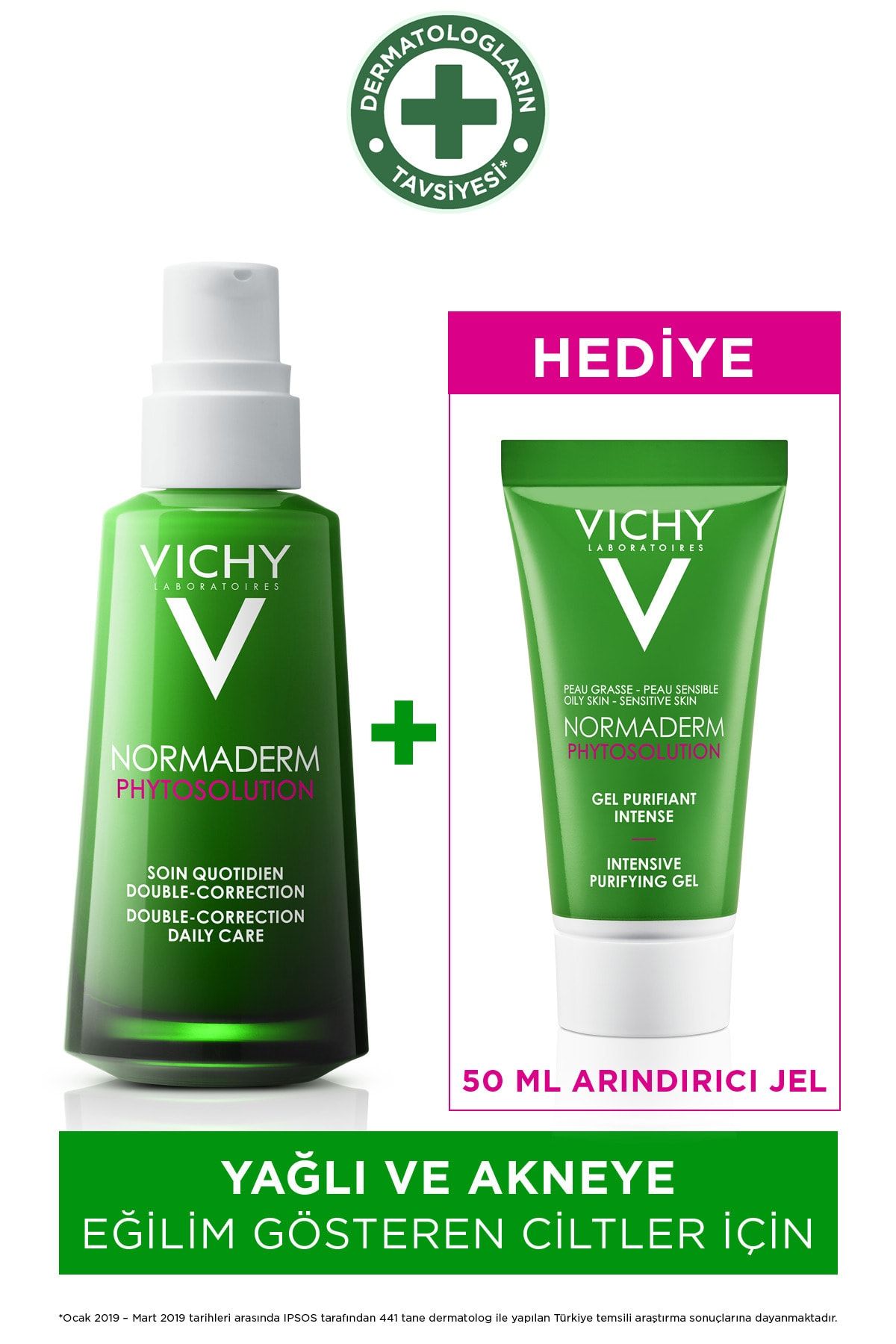 Vichy Normaderm Phytosolution Cilt Kusurlarına Karşı Bakım Seti 8681689317263