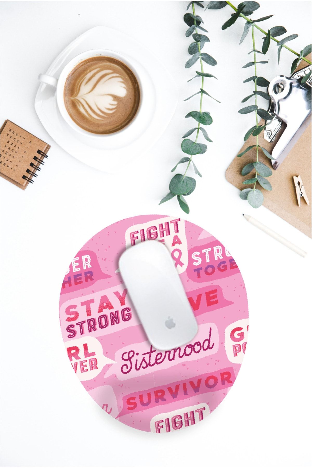 Miya Design Girl Power - Bilek Destekli Mousepad