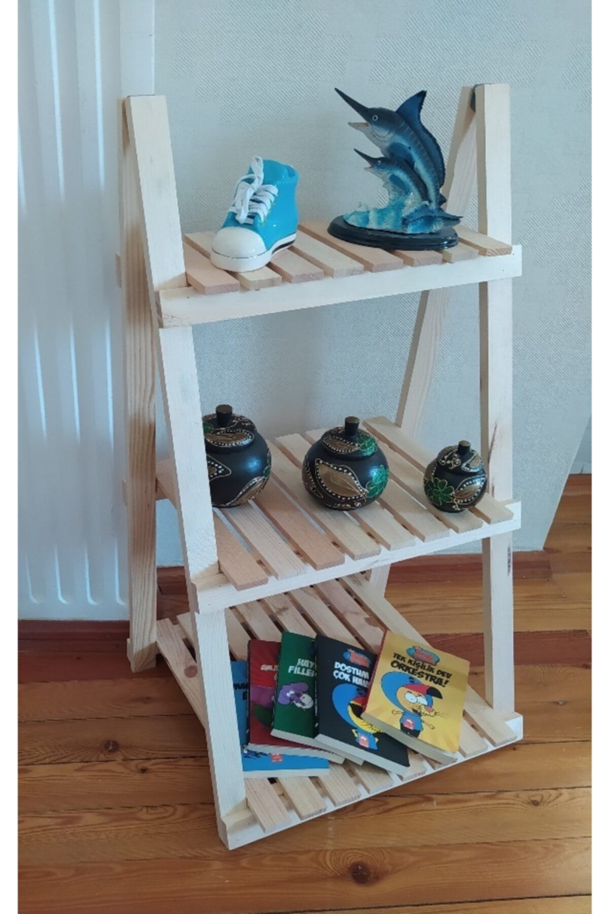 EMEKSWOOD Ahşap Saksılık/raf/kitaplık/organizer/çiçeklik