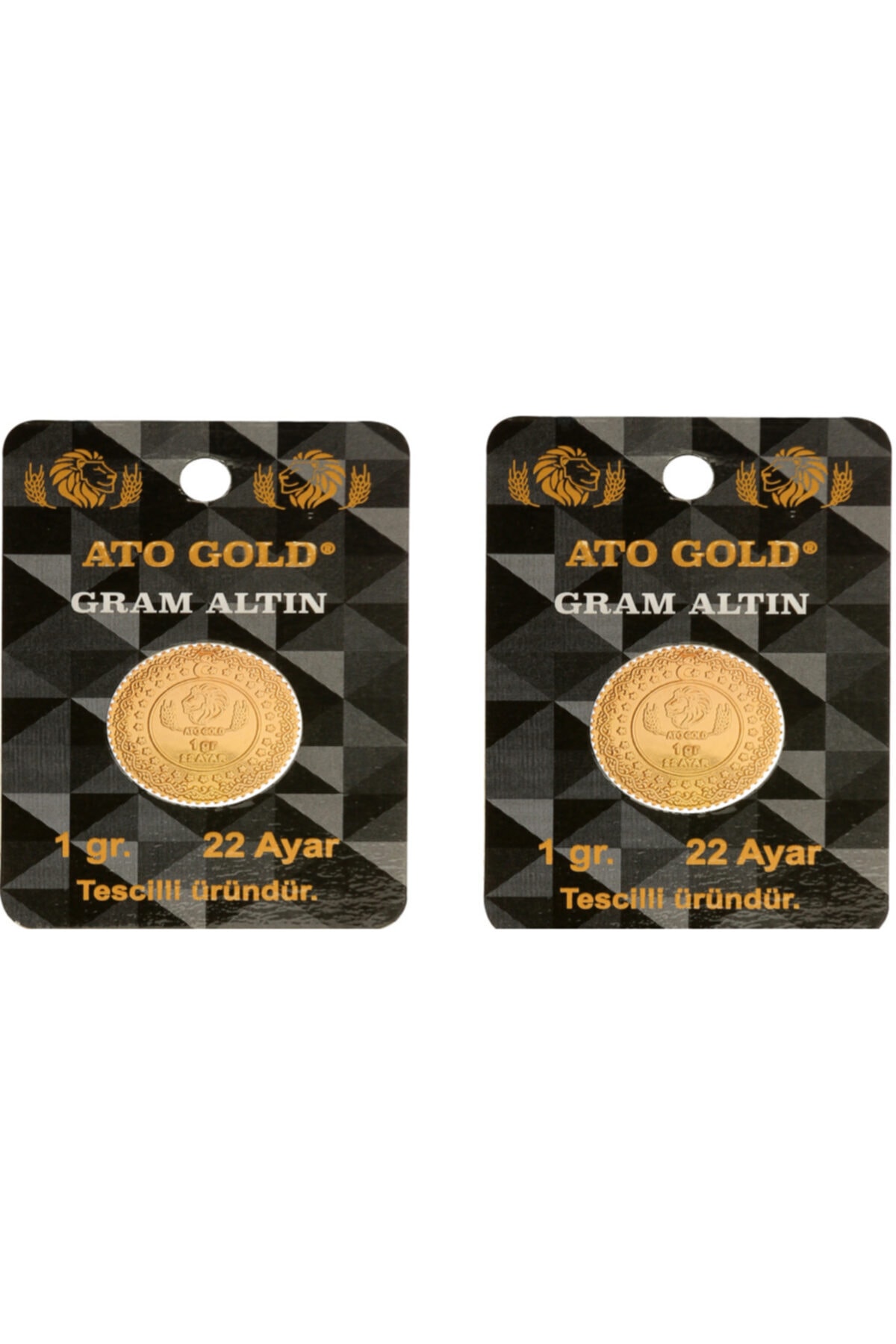 ATO GOLD Gram Altın 22 Ayar 1 gr 2 Adet