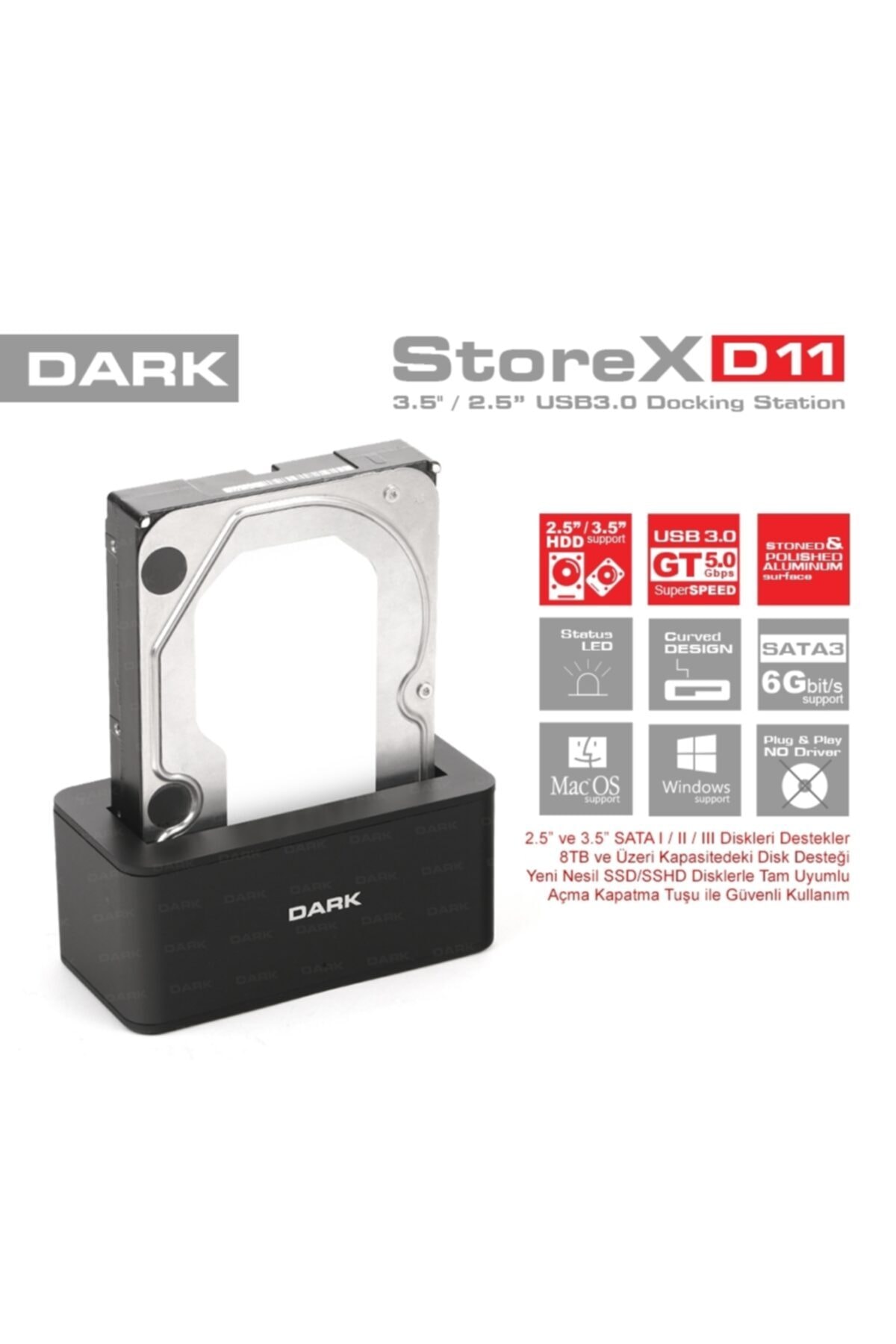 Universal Dark Dk-ac-dsd11 2.5\