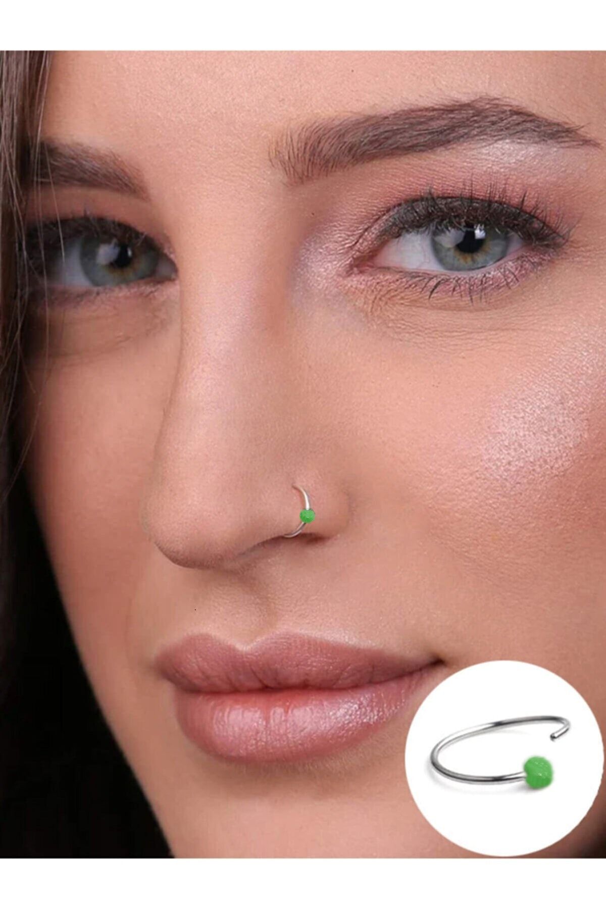 Nose ring outlet hoop silver