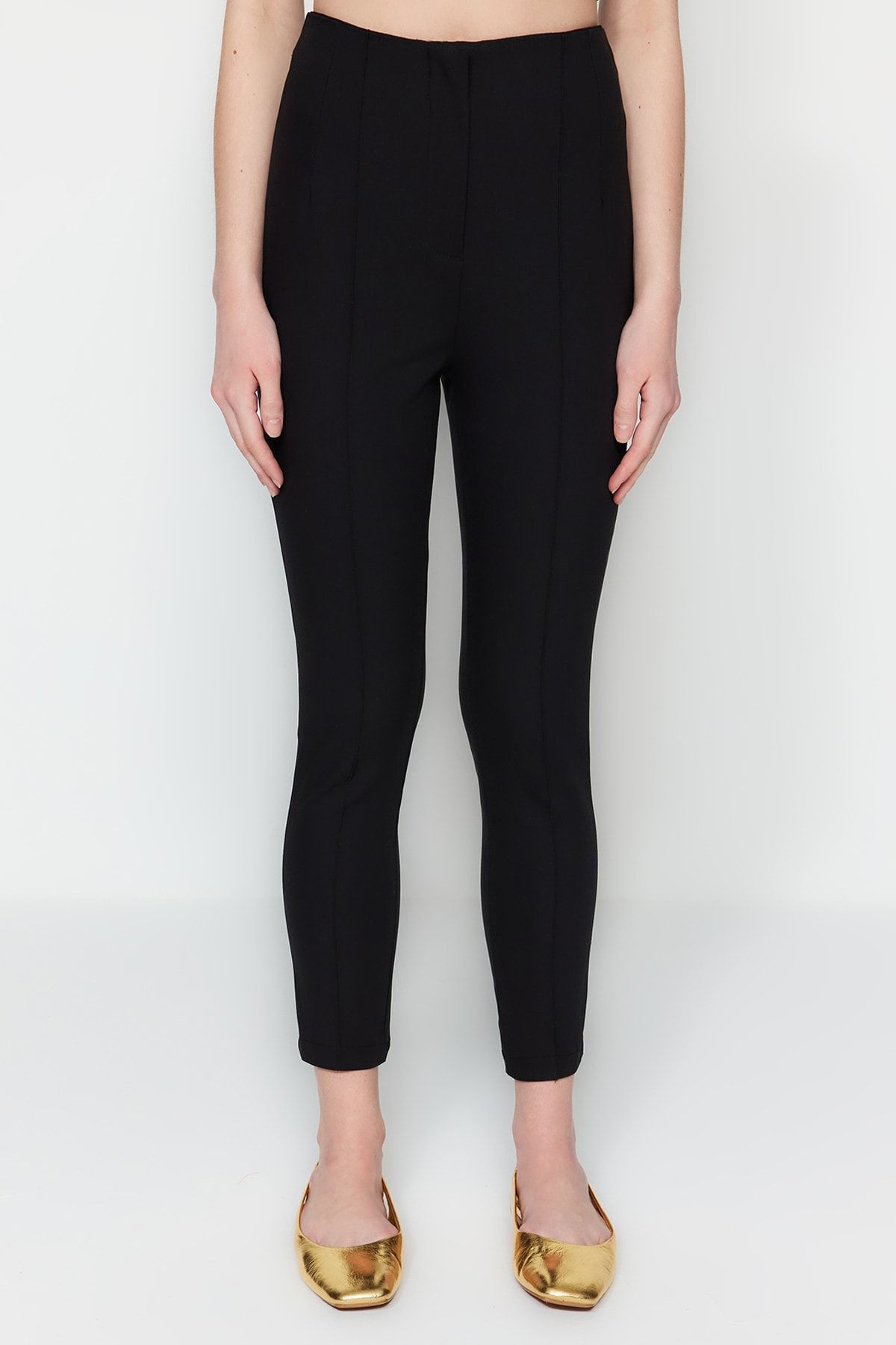 Womens Balenciaga Cigarette Fit Dress Solid Trousers FR 38 / US 8 - S | eBay