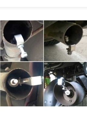 Egzoz Islık Aparatı Egzoz Ucu Turbo Sesi Large 29 Mm Krom Image 1