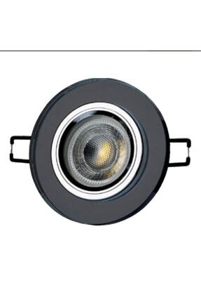Ct-6646 Zambak Cam Spot Füme 7 Watt Led Ampullü Takım Image 0