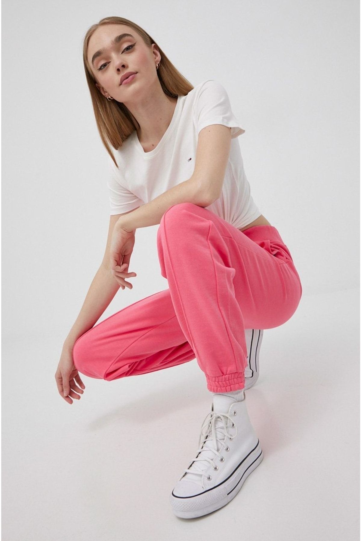 Tommy hilfiger sales pink sweatpants