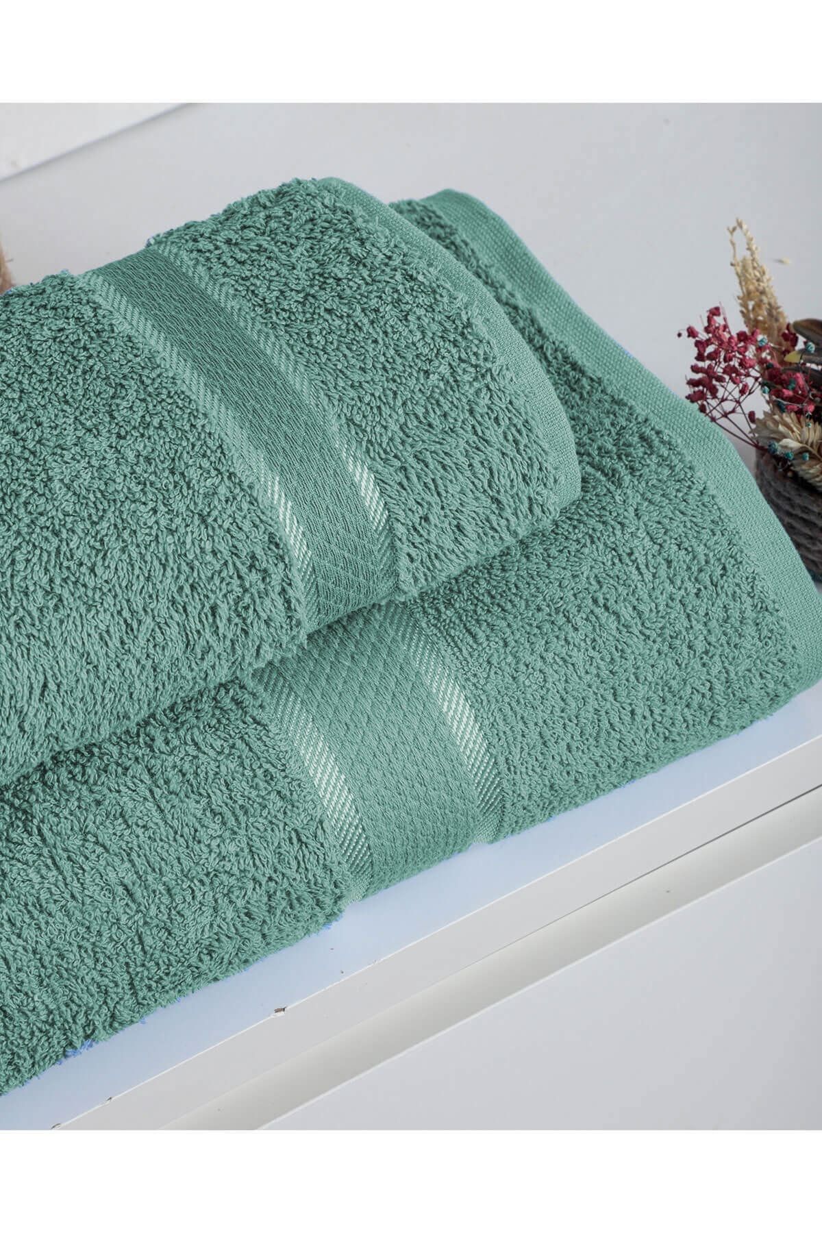 Green bath towel sets clearance