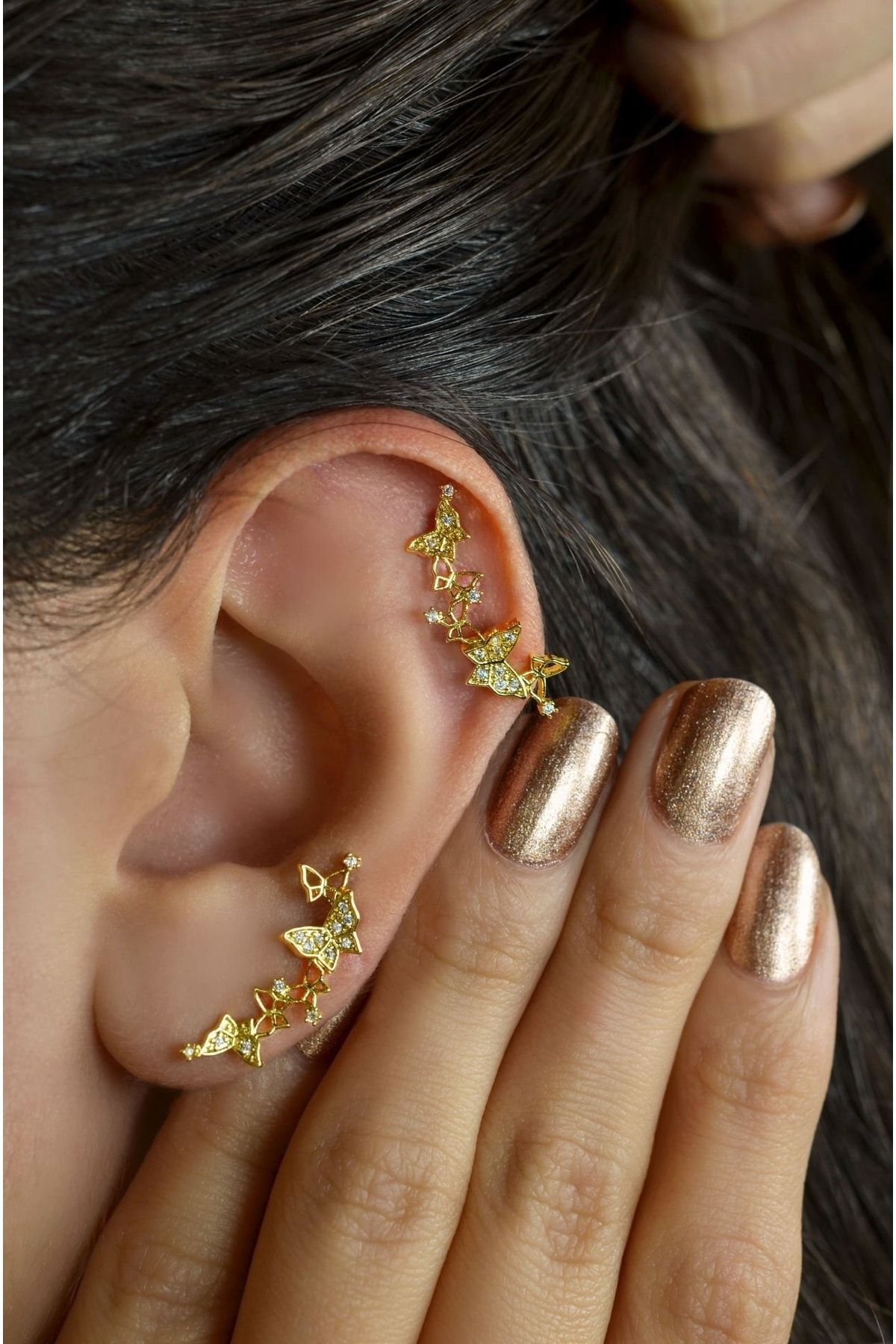 Butterfly cartilage best sale earring