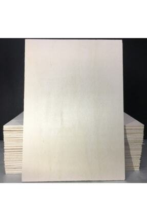 - Kavak Kontraplak - 10 Adet 4 Mm A4 Boyutu ( Hobi , Yakma , Dağlama ) Image 0