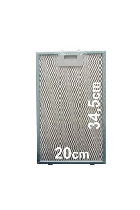 DWK65AD30R/02 Davlumbaz Aspiratör Filtresi 20x34,5cm Alüminyum Yağ Süzgeç Tel Kaset Filtre Image 0