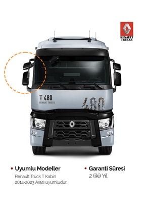 Renault T Kabin Sağ Ayna Kopmle Elekrikli Rezistanslı 2014-2023 Image 0