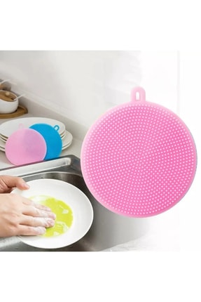 2 Adet Silikon Bulaşık Yıkama Fırçası Tükenmeyen Image 1