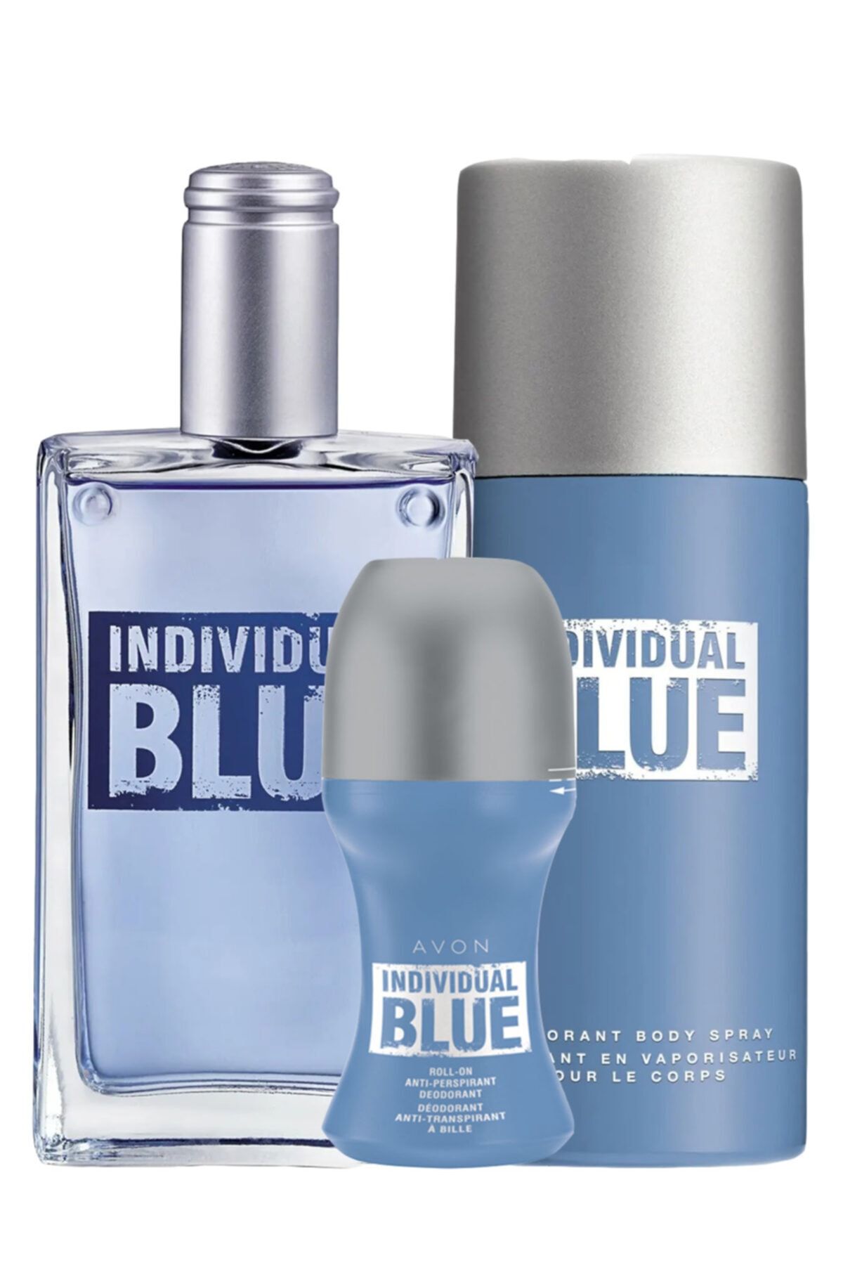 AVON Individual Blue Edt 100ml Erkek Parfüm ELİTKOZMETİK002467 3'lü Set