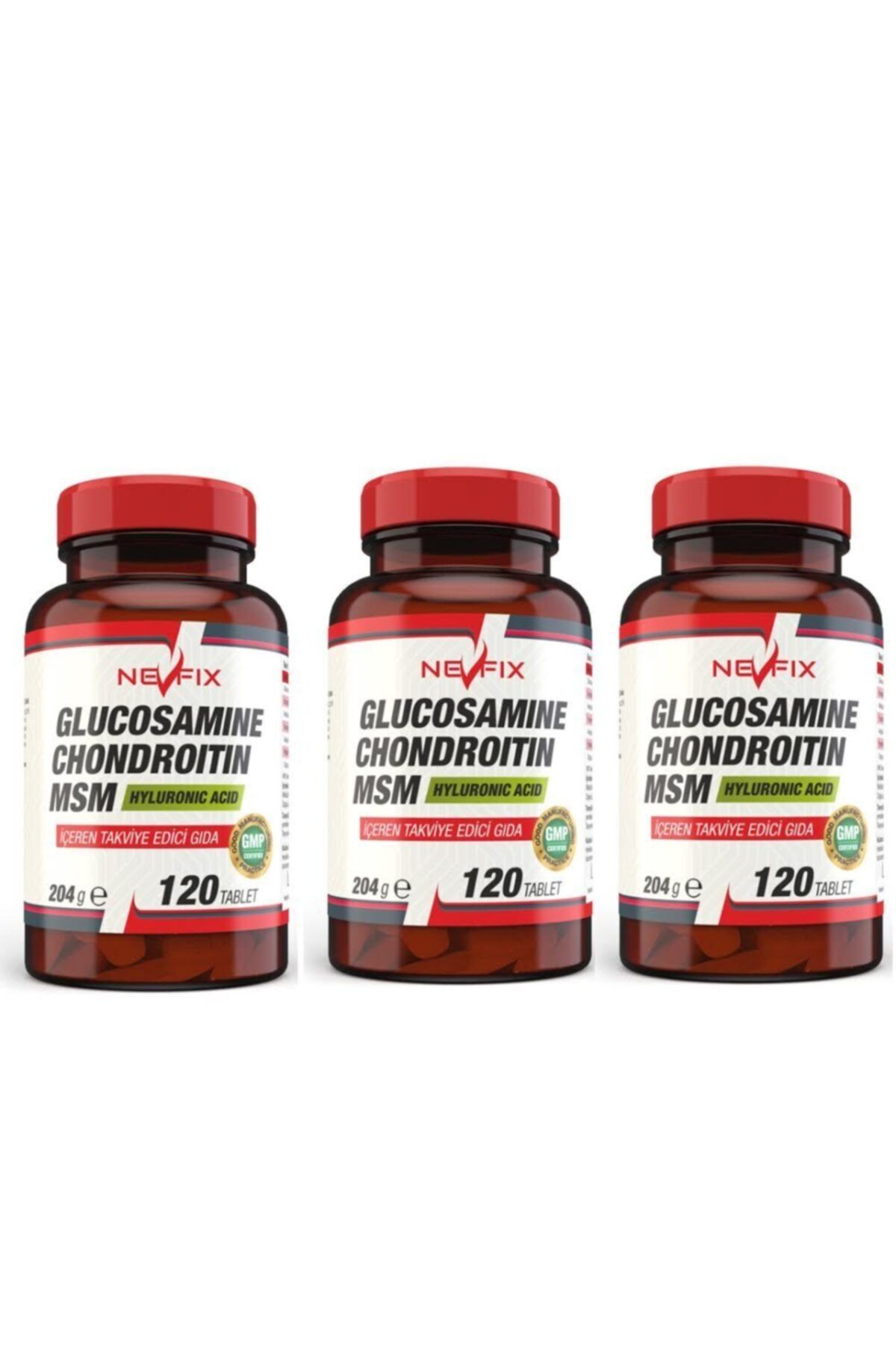 Nevfix Glucosamine Chondroitin Msm 120 Tablet X 3 Kutu 360 Tablet