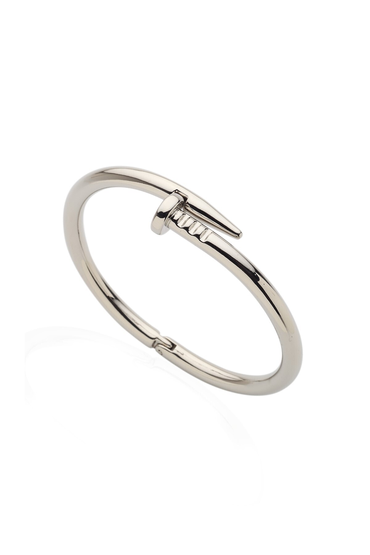 XLady Accessories Kadın Rodyum Kaplama Cartier Model Çivi Bileklik